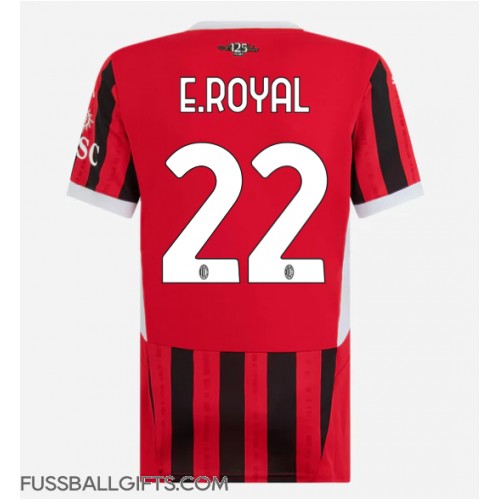 AC Milan Emerson Royal #22 Fußballbekleidung Heimtrikot Damen 2024-25 Kurzarm